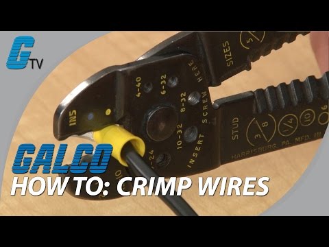How to Crimp Wires - Basic Tips on Crimping