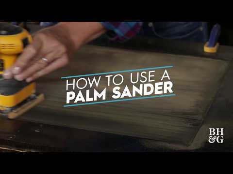 How to Use a Palm Sander
