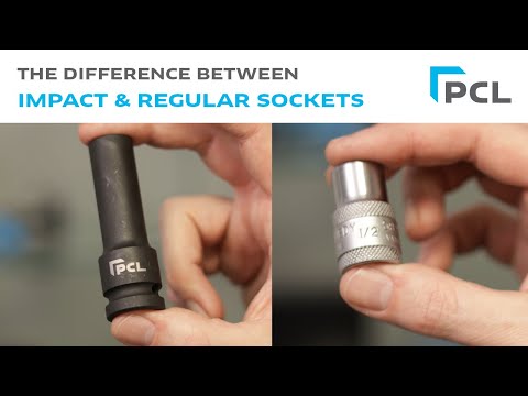The difference between impact sockets and regular hand tool sockets