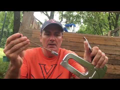 How To Remove And Clear Jammed Staples On A Staple Gun Arrow T50 Stapler
