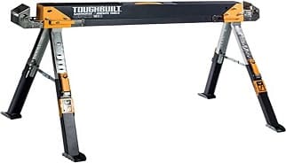 Toughbuilt Sawhorse Adjustable Up to 4 X 4 Size Support Arms